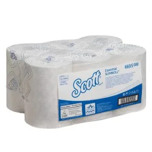 200MM SCOTT SLIM ROLL HAND TOWELS  (6 PACK)