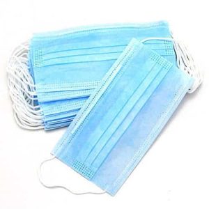 3-PLY DISPOSABLE MASKS BLUE 50'S