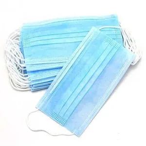 3-PLY DISPOSABLE MASKS BLUE 50'S